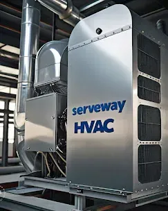 Unraveling AC Noise: Common Issues & Troubleshooting Tips 3 Homeowner tightening screws on air conditioning unit, illustrating simple DIY repairs for rattling sounds